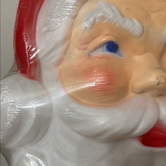 NEW OLD STOCK VINTAGE UNION BLOW MOLD SANTA CLAUS FACE 21 IN. ORIG. PACKAGING - Picture 5 of 16